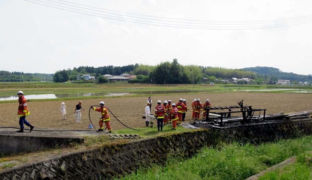 地域で火事発生!-晴